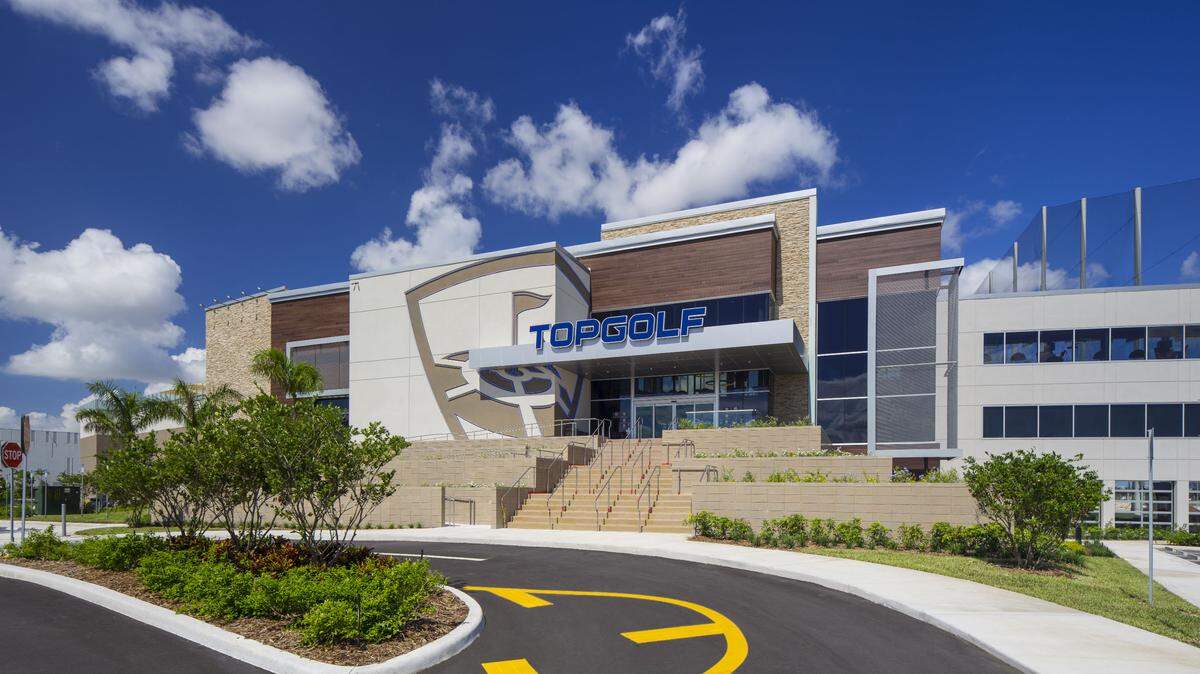 The new Doral location is the 45th Topgolf venue in the country.