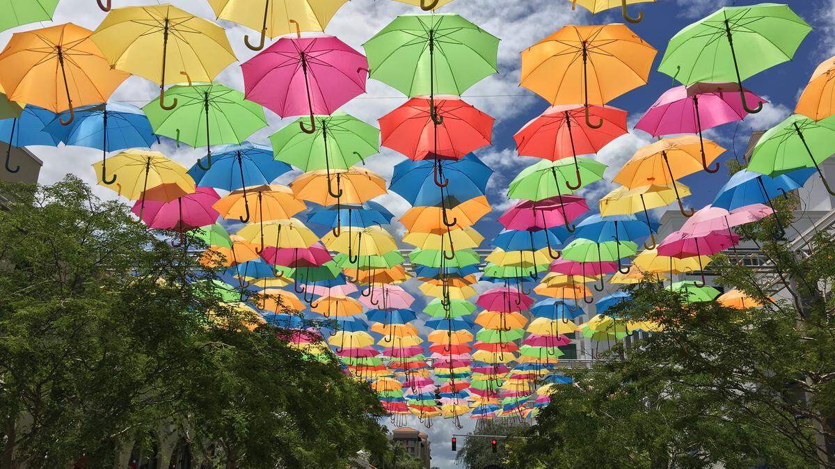 The Umbrella Sky Project in happier times.