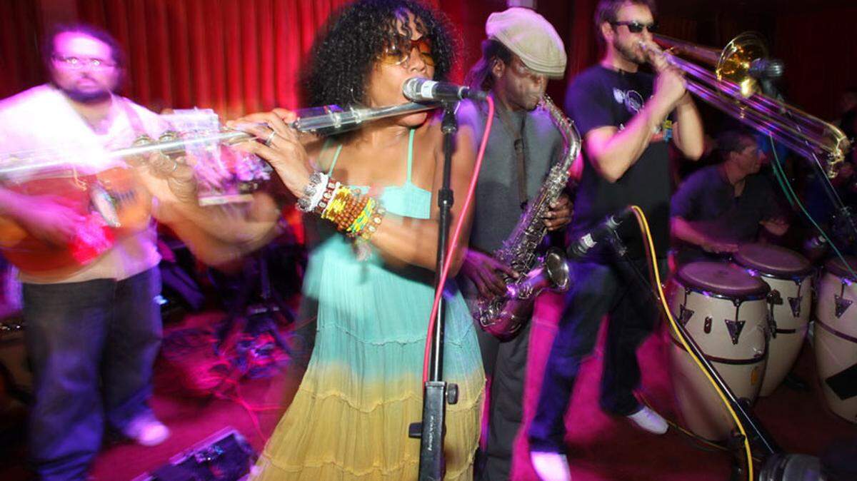 Spam All-Stars performing in Miami.