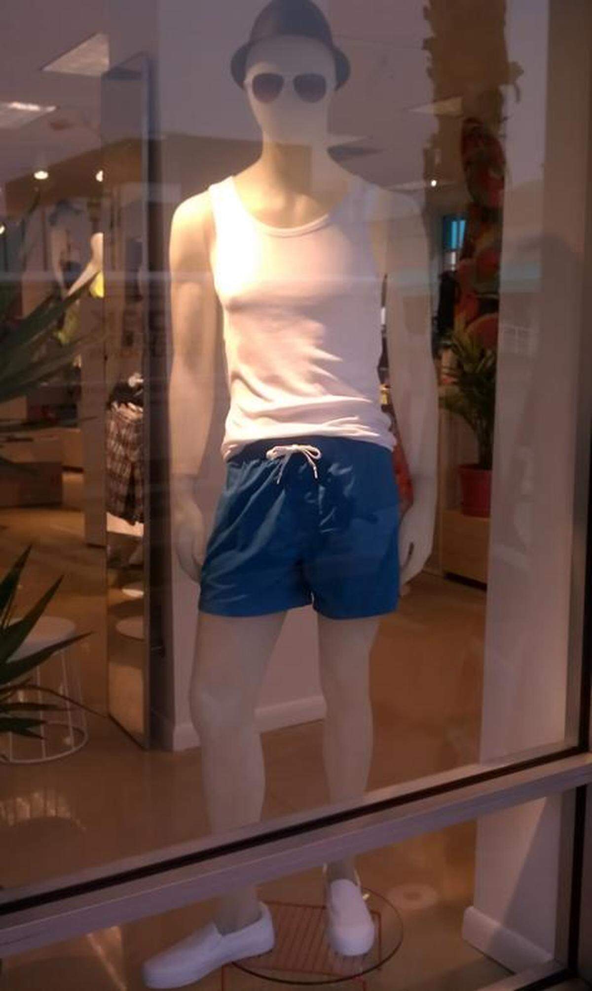 Men's apparel at the H&amp;M pop-up store on Miami Beach off Lincoln Road (1669 Meridian Ave., Miami Beach). For more info, go to: https://www.miami.com/hampm-pop-shop-opens-miami-beach-friday-june-1-article