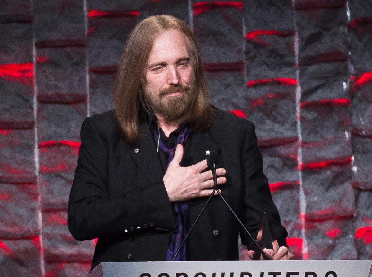 Tom Petty attends the 47th Annual Songwriters Hall of Fame Induction Ceremony and Awards Gala in New York. Petty will be honored as the MusiCares Person of the Year next year days before the Grammy Awards. The Recording Academy announced Wednesday, Sept. 28, that Petty will receive the prestigious honor in Los Angeles on Feb. 10, 2017. (Photo by Charles Sykes/Invision/AP, File)
