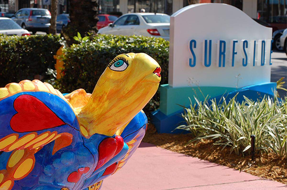 Surfside is located between Miami Beach and Bal Harbour.