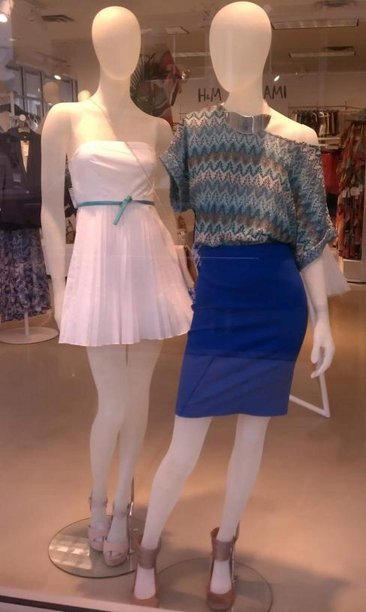 Ladies apparel at the H&amp;M pop-up store on Miami Beach off Lincoln Road (1669 Meridian Ave., Miami Beach). For more info, go to: https://www.miami.com/hampm-pop-shop-opens-miami-beach-friday-june-1-article