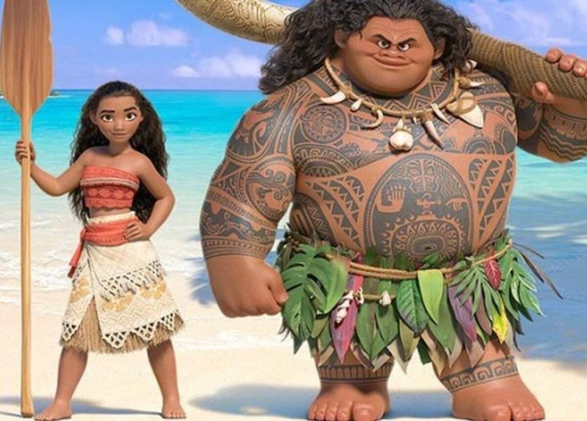 Moana teams up with Maui for an adventure across the sea.