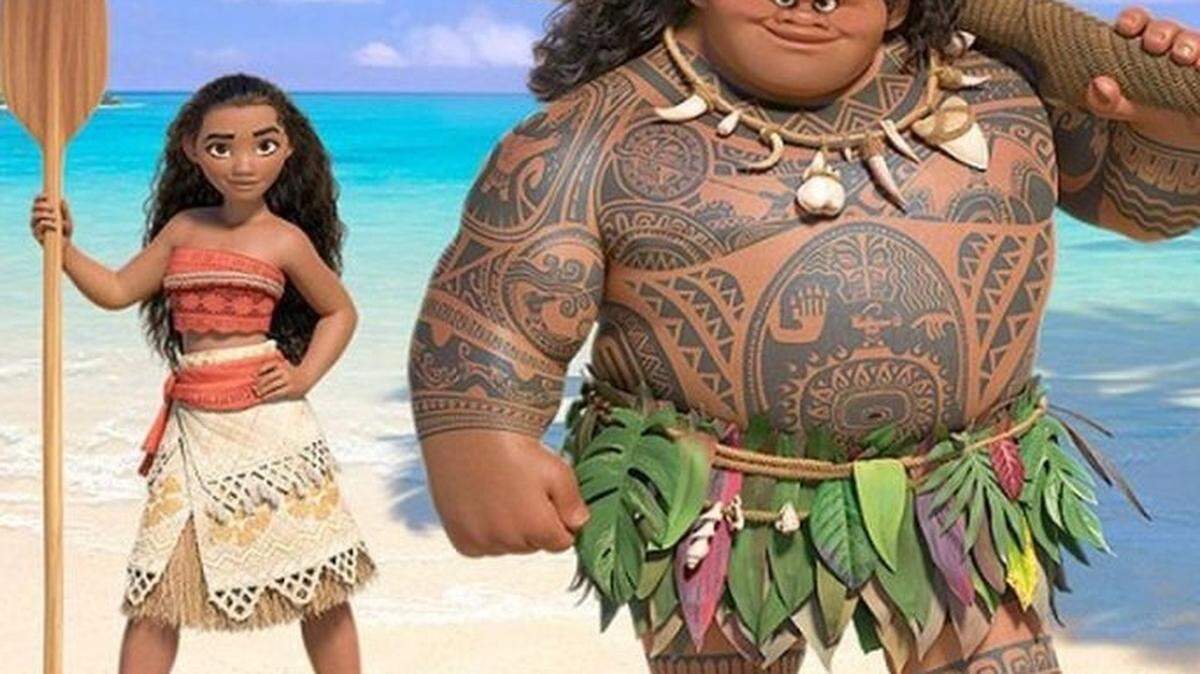 Moana teams up with Maui for an adventure across the sea.