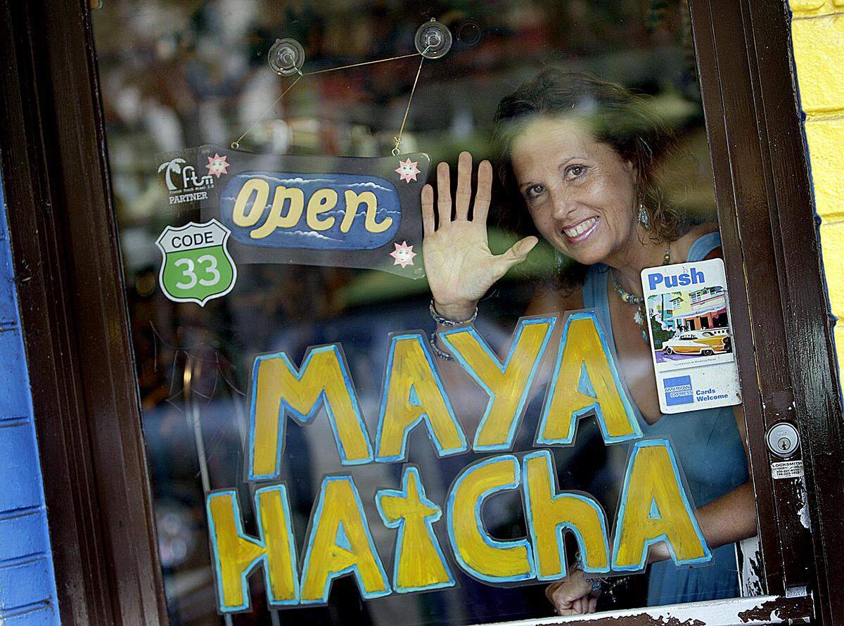 Maya Hatcha is an enduring ethnic boutique in Coconut Grove, run by Vivian Jordan since 1968.