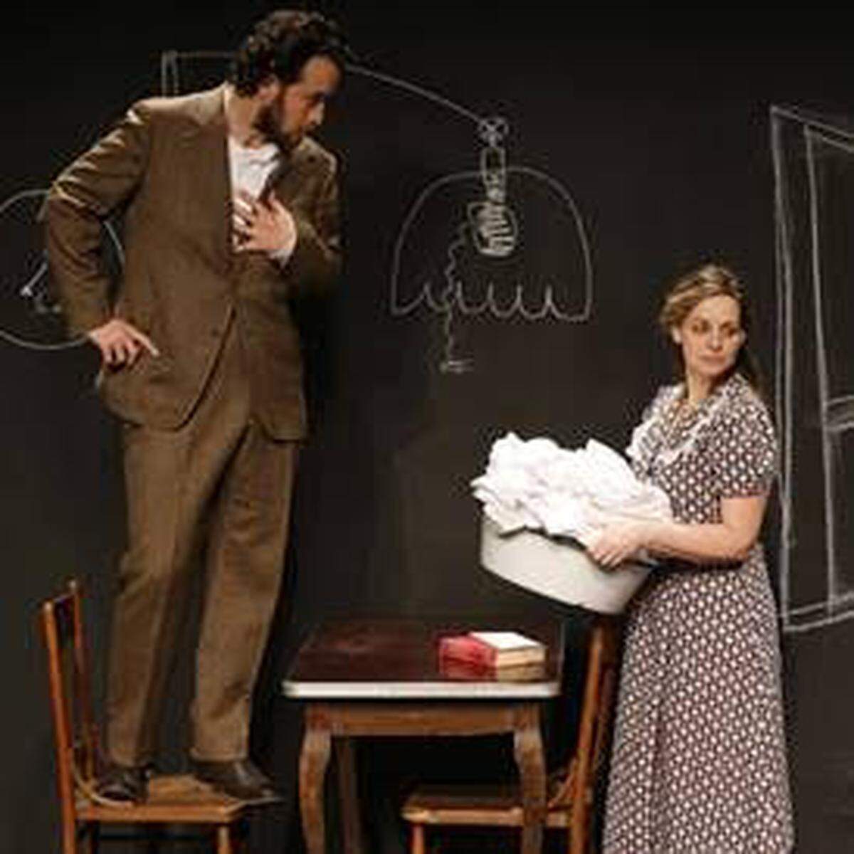 Antonio Vega and Ana Graham star in "A Special Day" at the Colony Theatre.