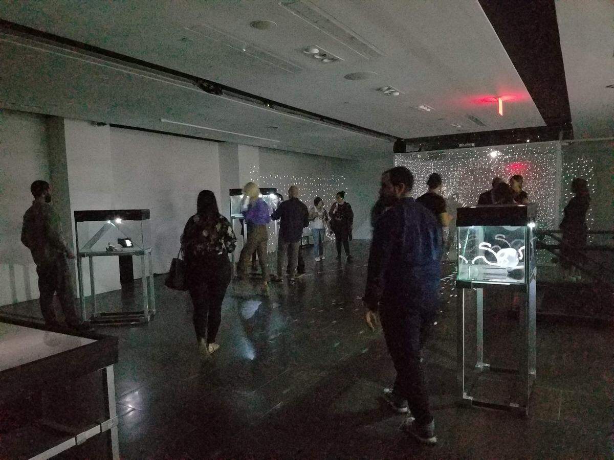 Upstairs at Artechouse.
