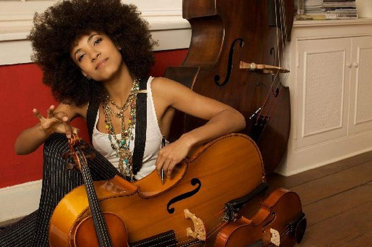 Esperanza Spalding performs as part of Jazz in the Gardens.