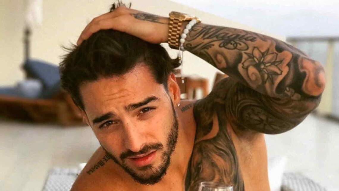 Maluma, looking as good as possible.