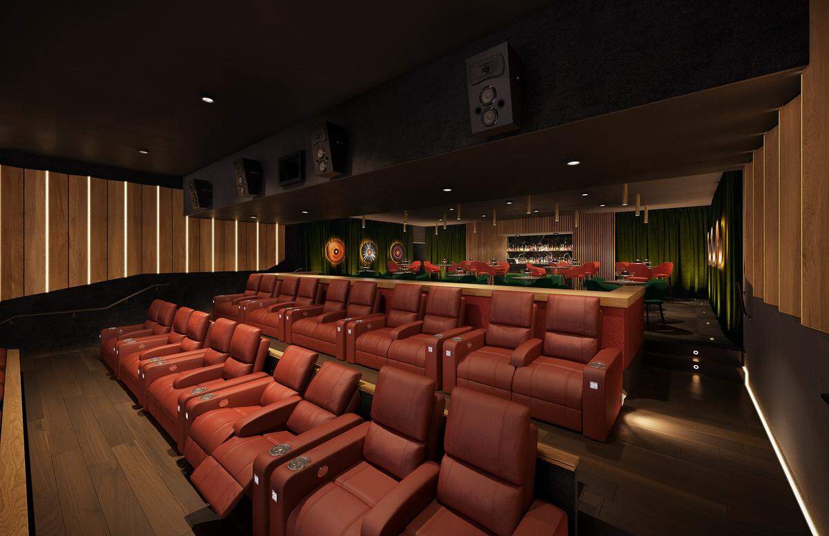 The Spot has its own private lounge. You can even watch a movie there.