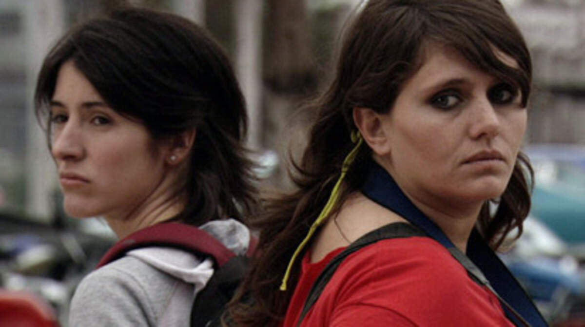 Ana Carbajal, left, and Mara Santucho play the young film students in search of a story. FIGA FILMS
