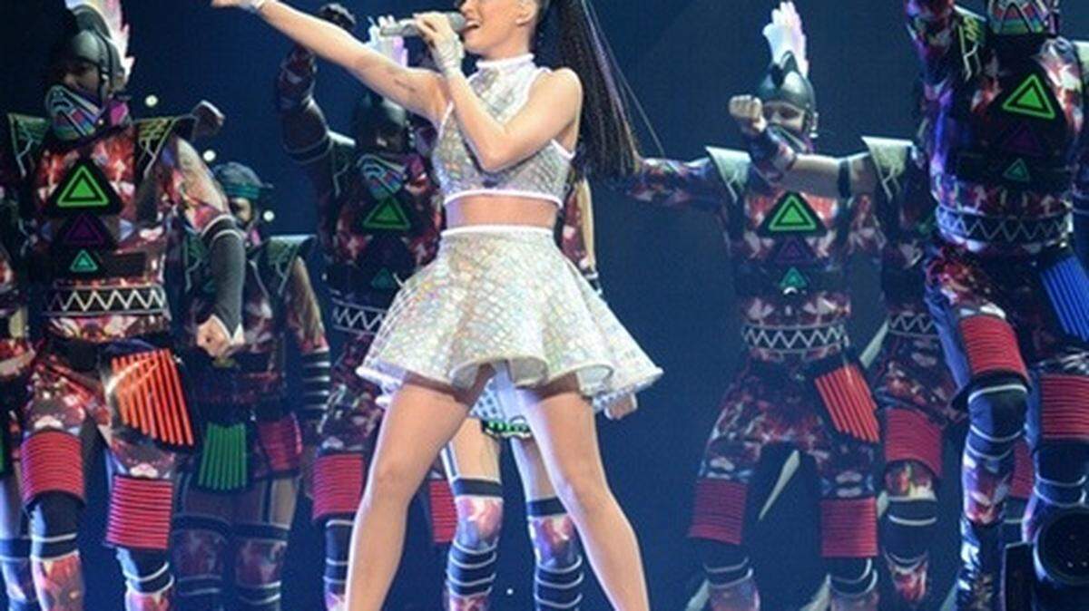 Katy Perry performs during her Prismatic Tour. Photo: Kevin Mazur/ WireImage