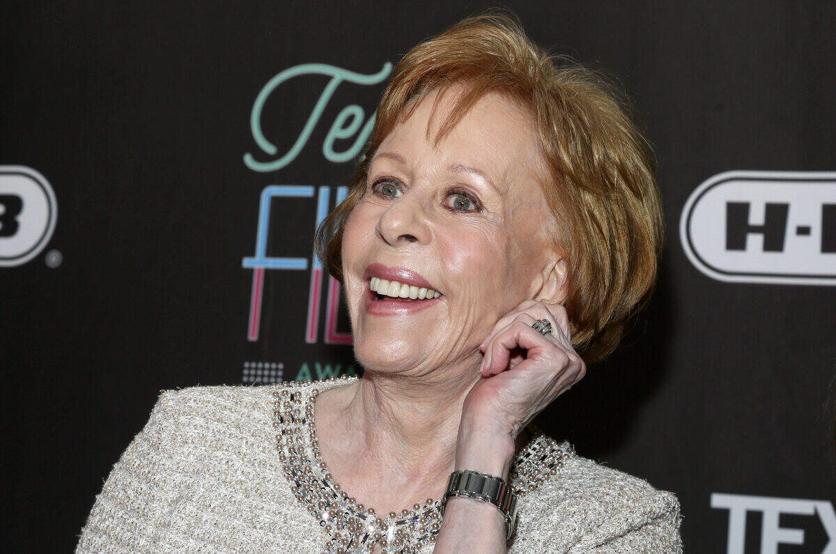 FILE - In this March 10, 2016 file photo, comedian-actress Carol Burnett appears at the 2016 Texas Film Awards at Austin Studios in Austin, Texas. Publicist Lewis Kay and ABC have confirmed a project that will involve Burnett in a so-called “put pilot” deal for a multicamera sitcom. (Photo by Jack Plunkett/Invision/AP, File)