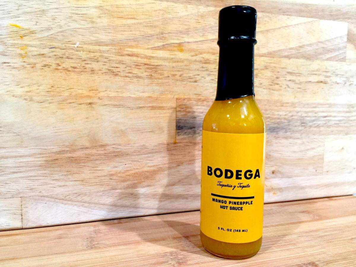 Bodega's mango pineapple hot sauce