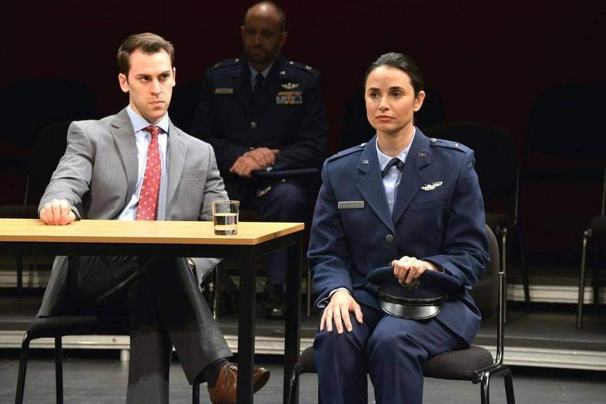 Peter Romano and Mia Maestro deal with the legal consequences of a decision to take lives in order to save many more in Miami New Drama’s ‘Terror.’