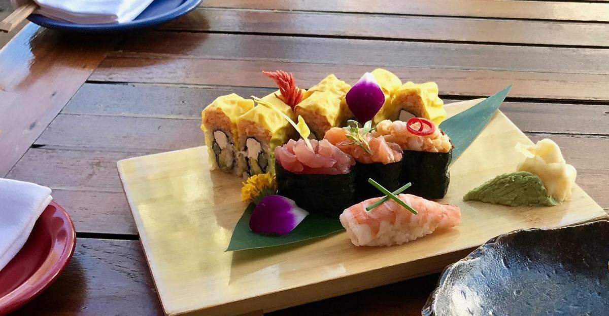 The Samba Sush platter.