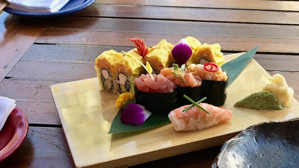 The Samba Sush platter.