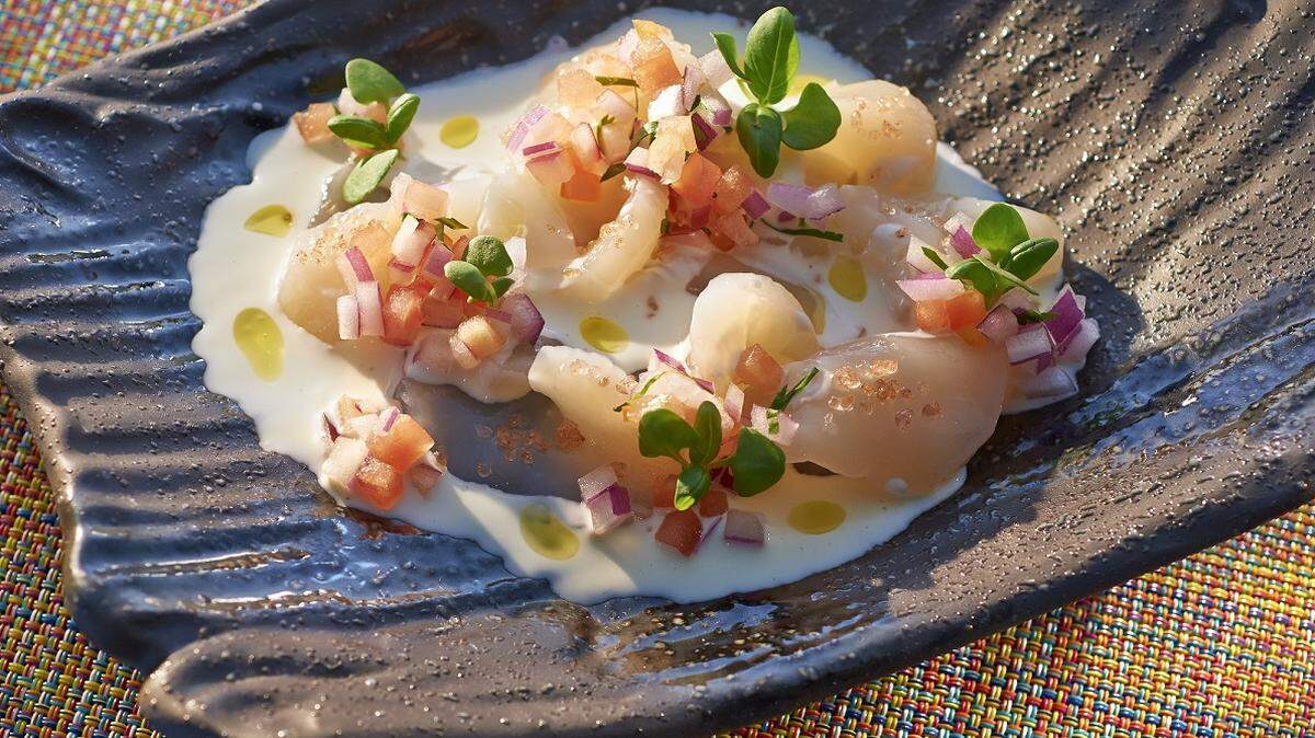 La Mar's tiradito at the Mandarin Oriental.