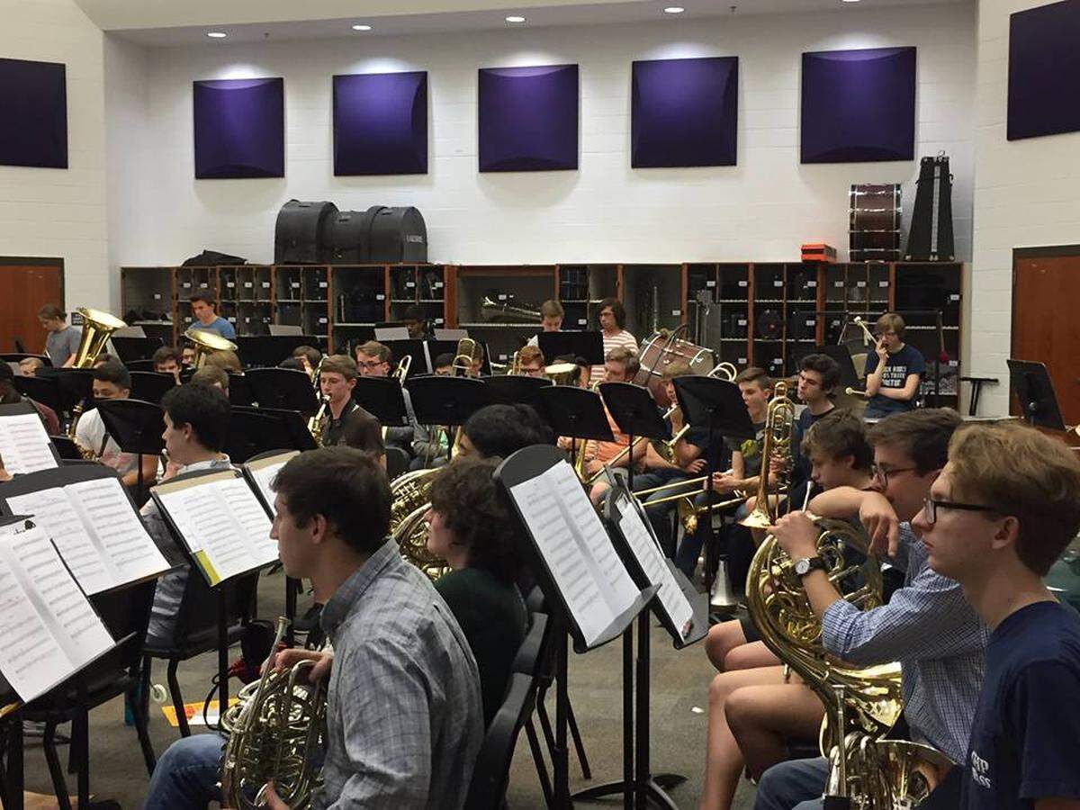 The Atlanta Youth Wind Symphony in practice mode. (Facebook)