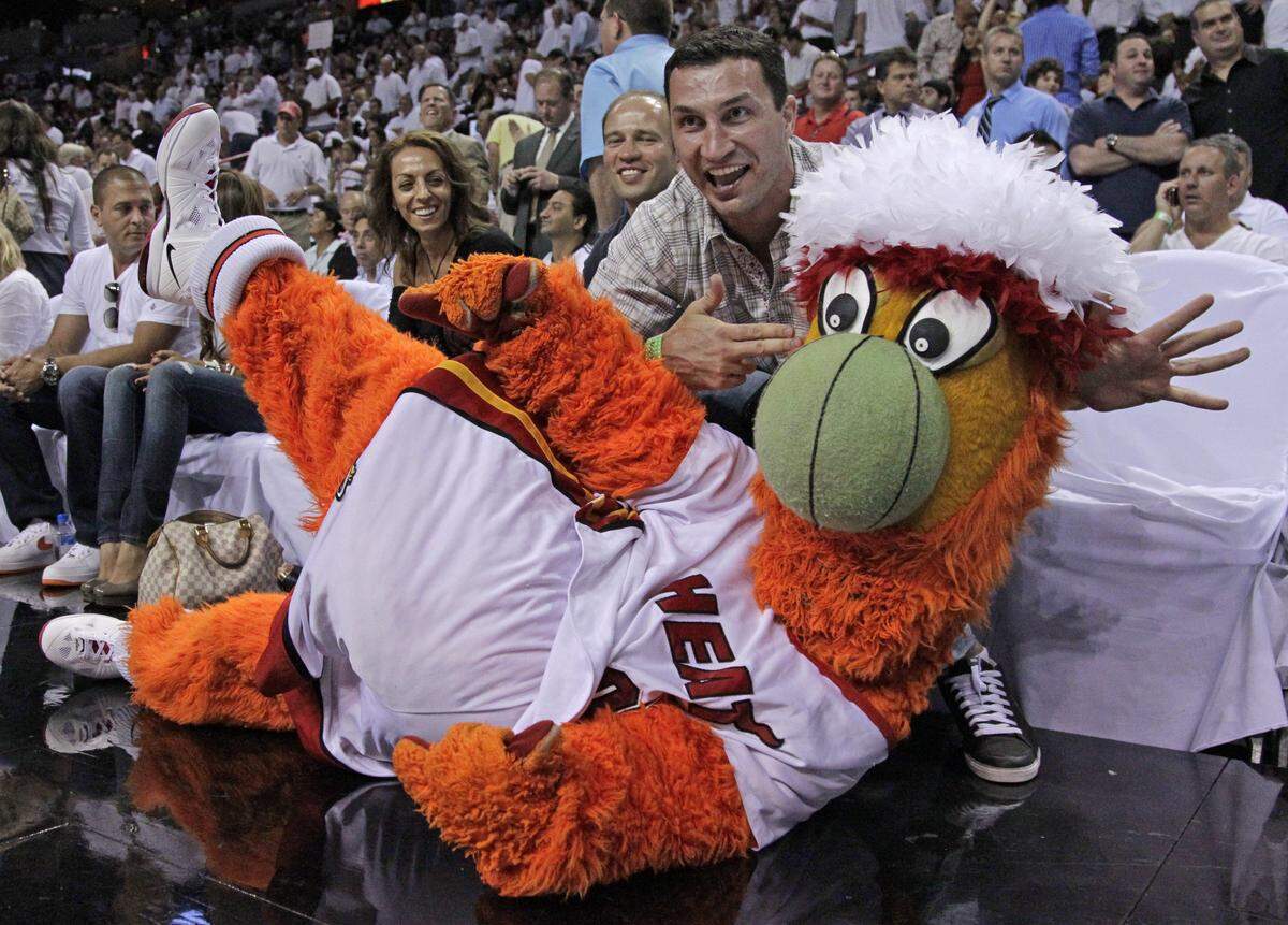Miami Heat mascot Bernie