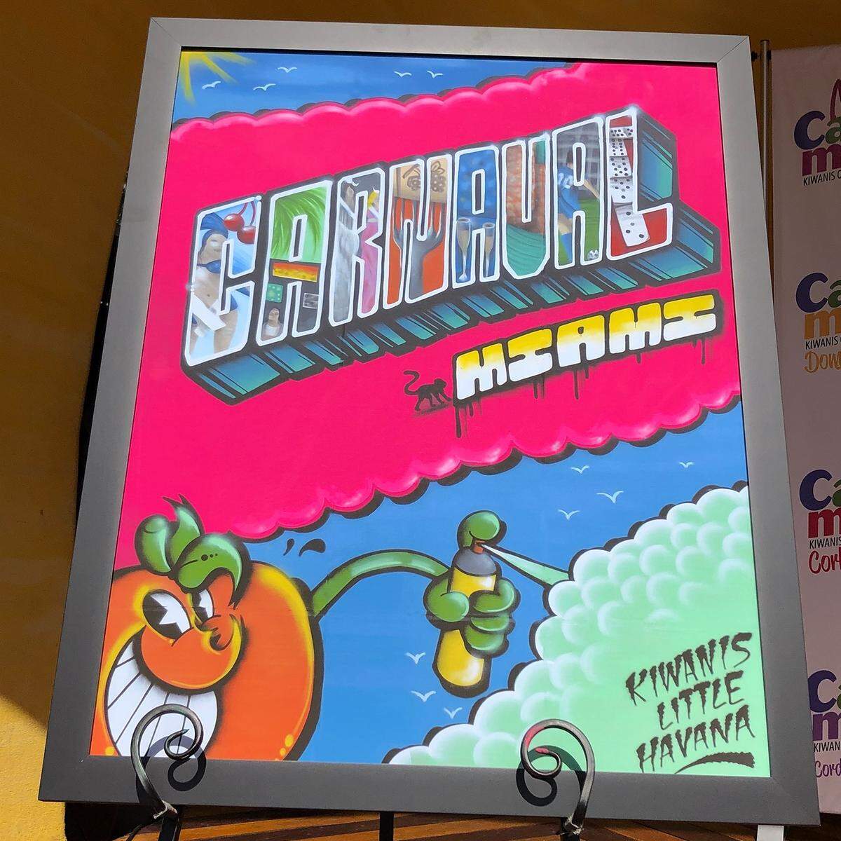 Carnaval Miami poster by Atomik.