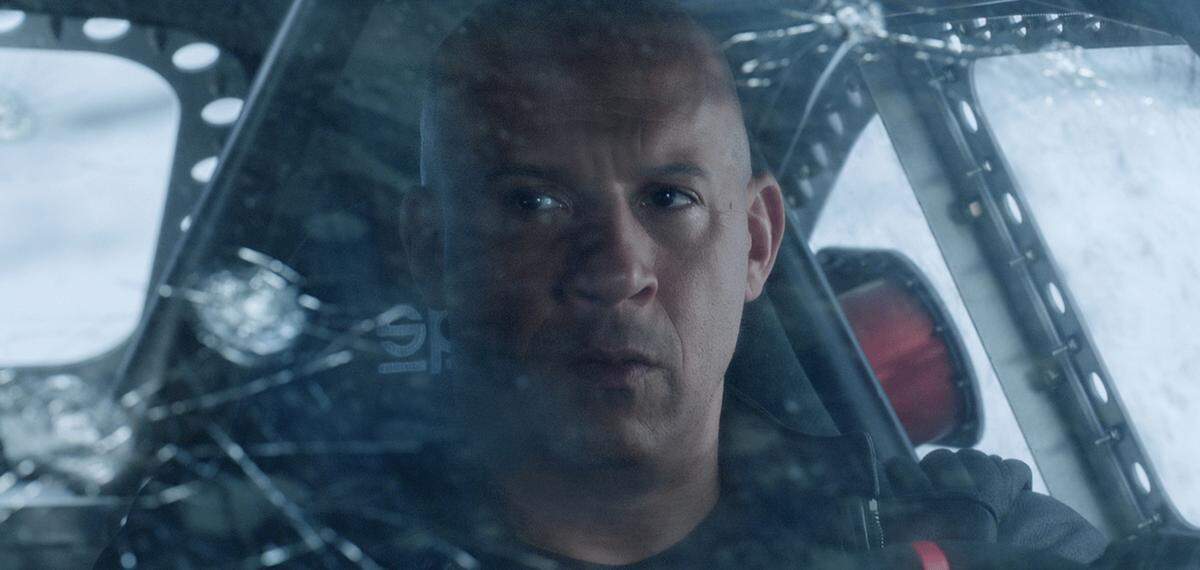 Vin Diesel in the film "The Fate of the Furious." (Universal Pictures)