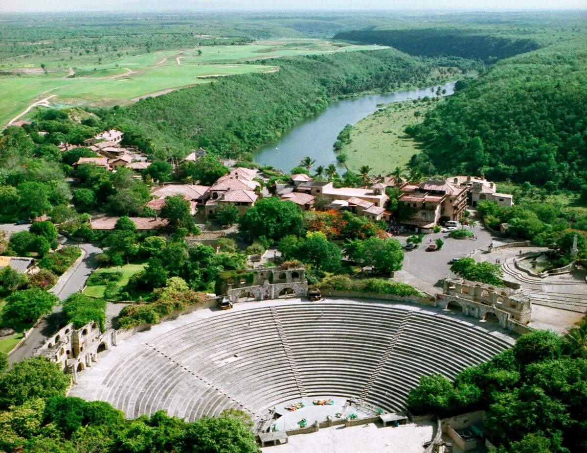 Altos de Chavon Amphitheater in the Dominican Republic's Casa de Campo