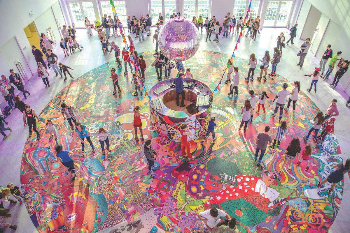 Relive the glory days of roller skating at Faena Forum.