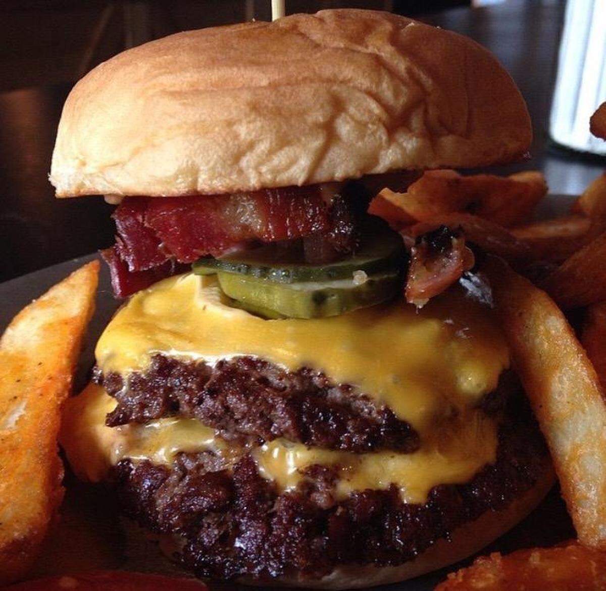 Try the Swine Burger at Swine Southern Table &amp; Bar during Coral Gables Restaurant Week. (Facebook)