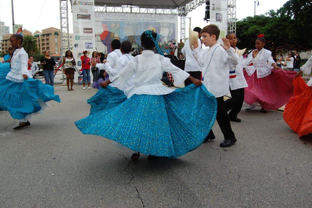 Dancers at last year's Coral Gables Hispanic Festival. (Facebook)