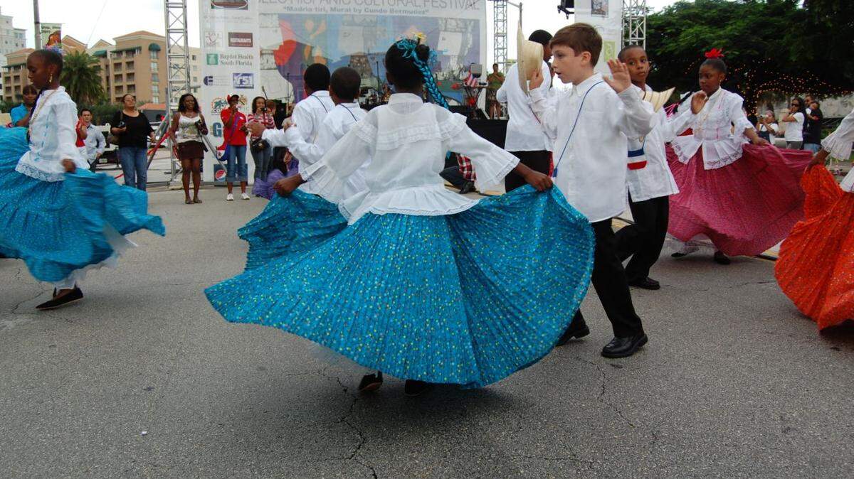 Dancers at last year's Coral Gables Hispanic Festival. (Facebook)