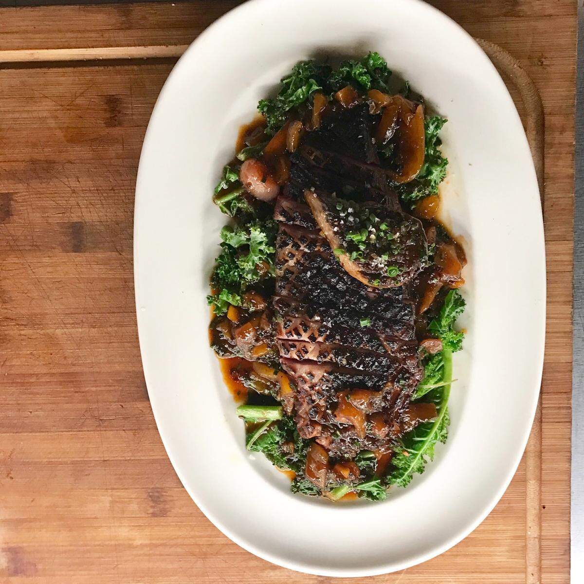 Grilled duck