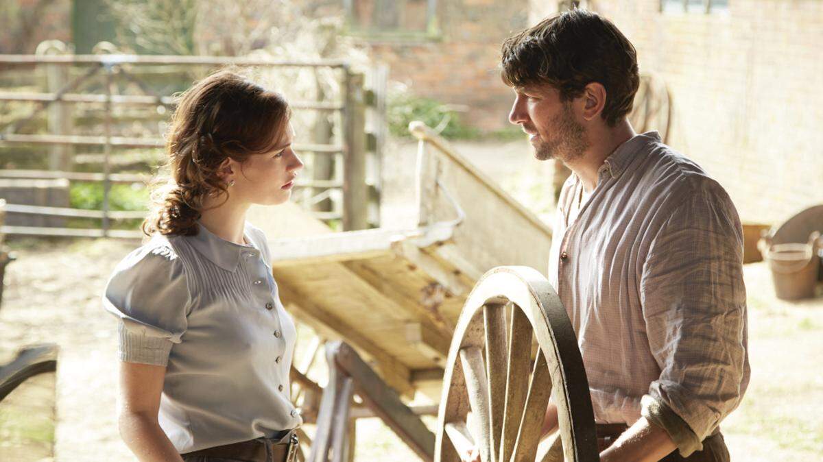 Lily James ('Mamma Mia! Here We Go Again') and Michiel Huisman ('Game of Thrones') in 'The Guernsey Literary and Potato Peel Pie Society.'