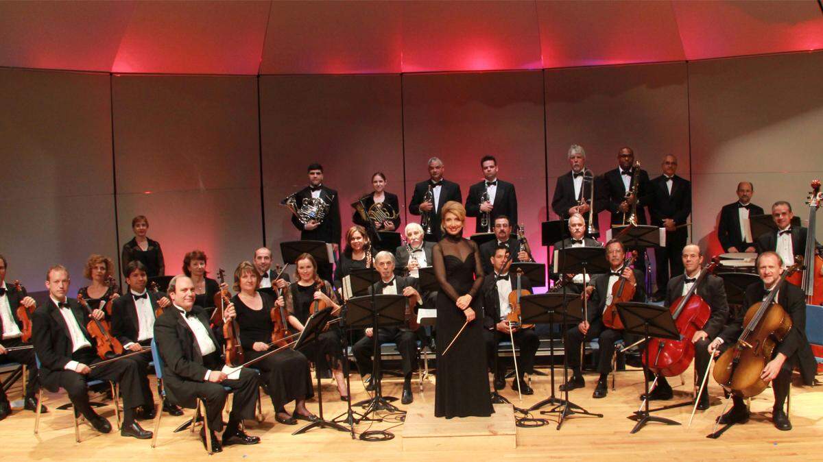 Florida Chamber Orchestra performs at the Miami-Dade County Auditorium.