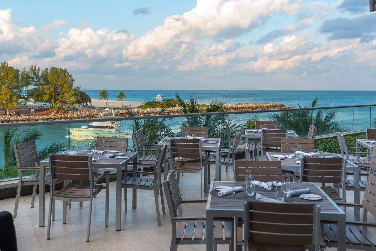 Artisan Beach House outdoor patio. (Handout)