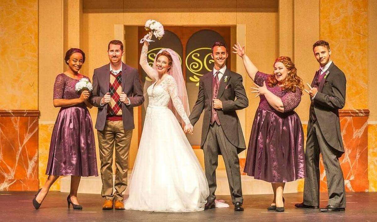 Here comes the bride - and a whole lotta fun and drama. Keep that bouquet away from me, OK?