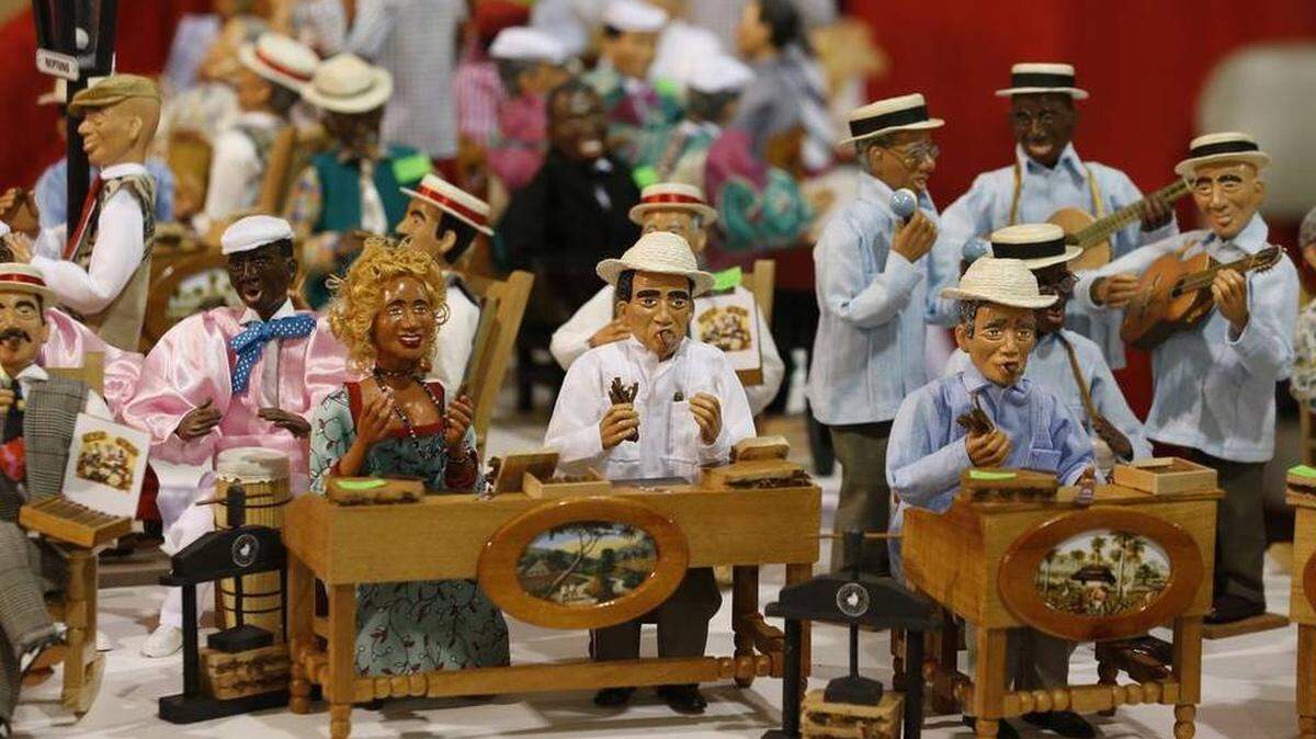 Miniatures are on display during the 17th annual Cuba Nostalgia at the Miami-Dade County Fair-Expo Center on Friday, May 15, 2015