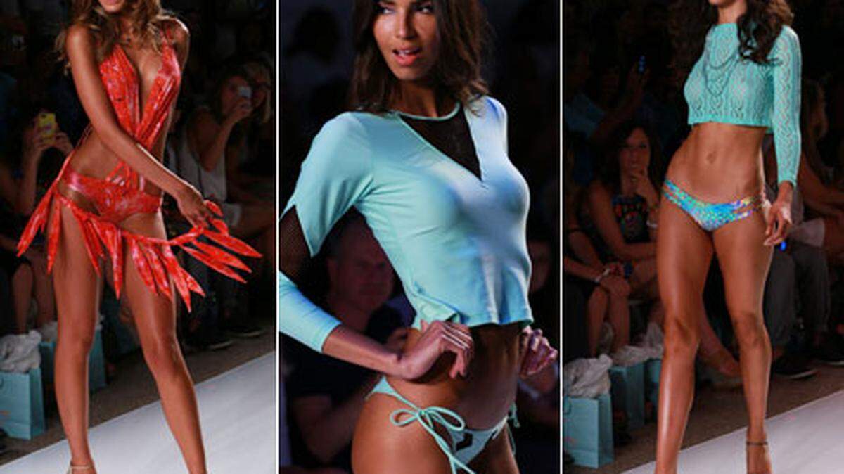 Luli Fama at MBFW SWIM 2014. Photo: Tomas Loewy