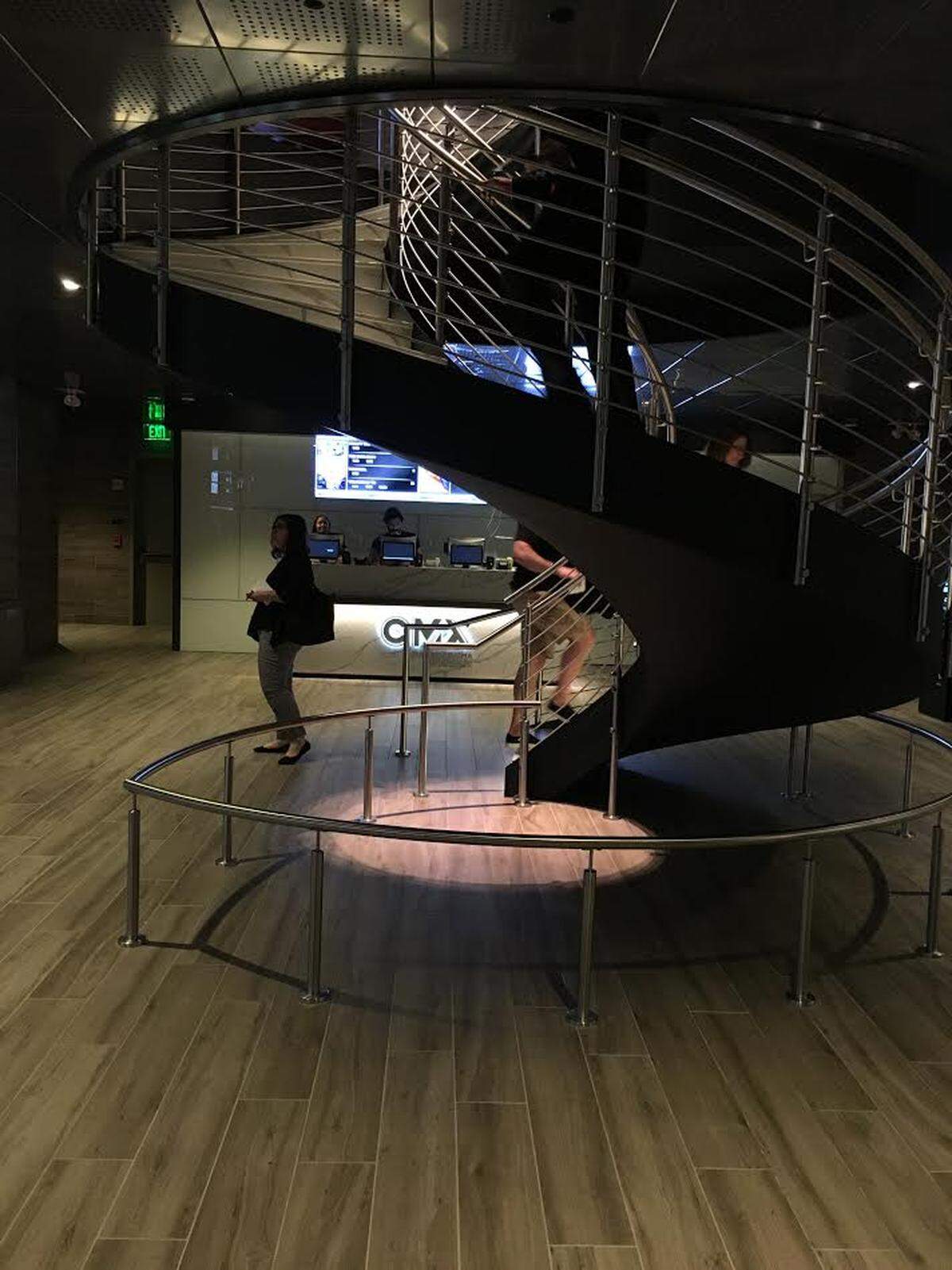 See, we told you it was fancy. Look at this staircase.