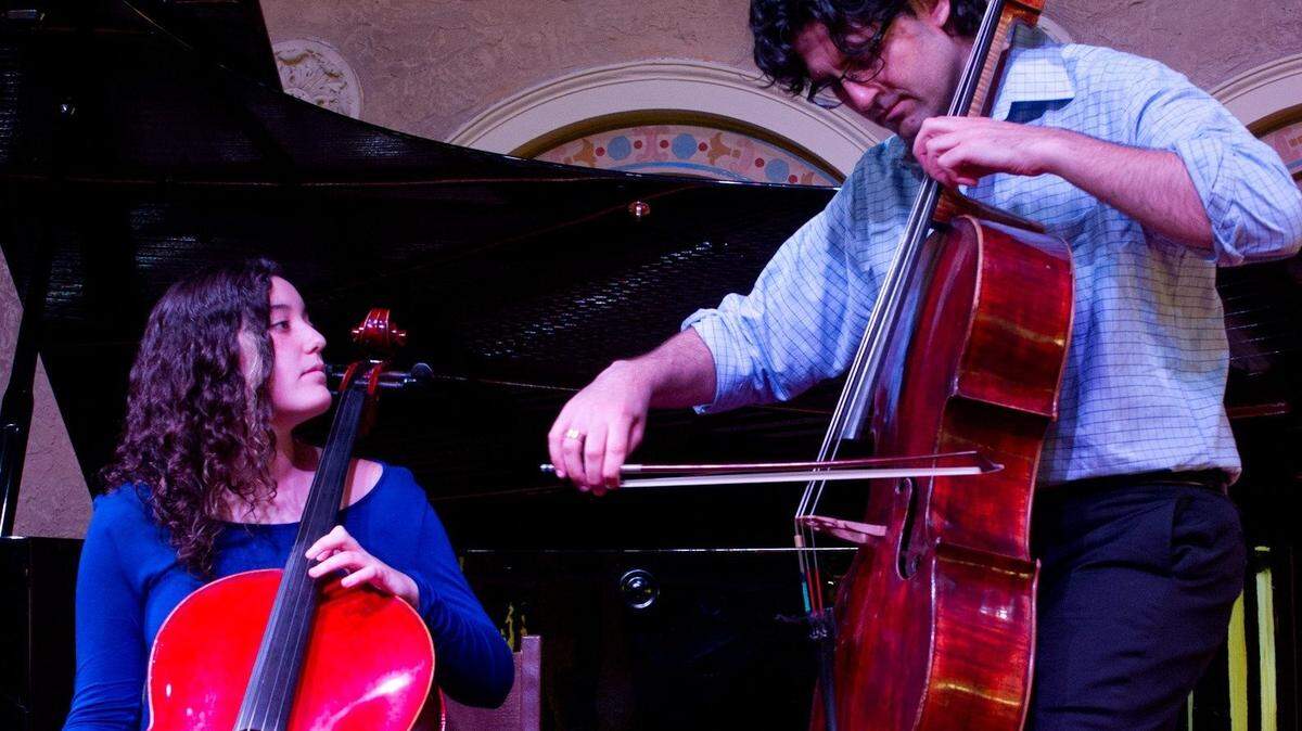 Sara Mirabal, 16, from Palmetto Bay, picks up pointers from Cellist Amit Peled during a Young Musicians’ Summer Master Class at Coral Gables Congregational United Church of Christ, Friday, June 19, 2015, in Coral Gables. The master classes are part of the community arts program at the church and continue to August.