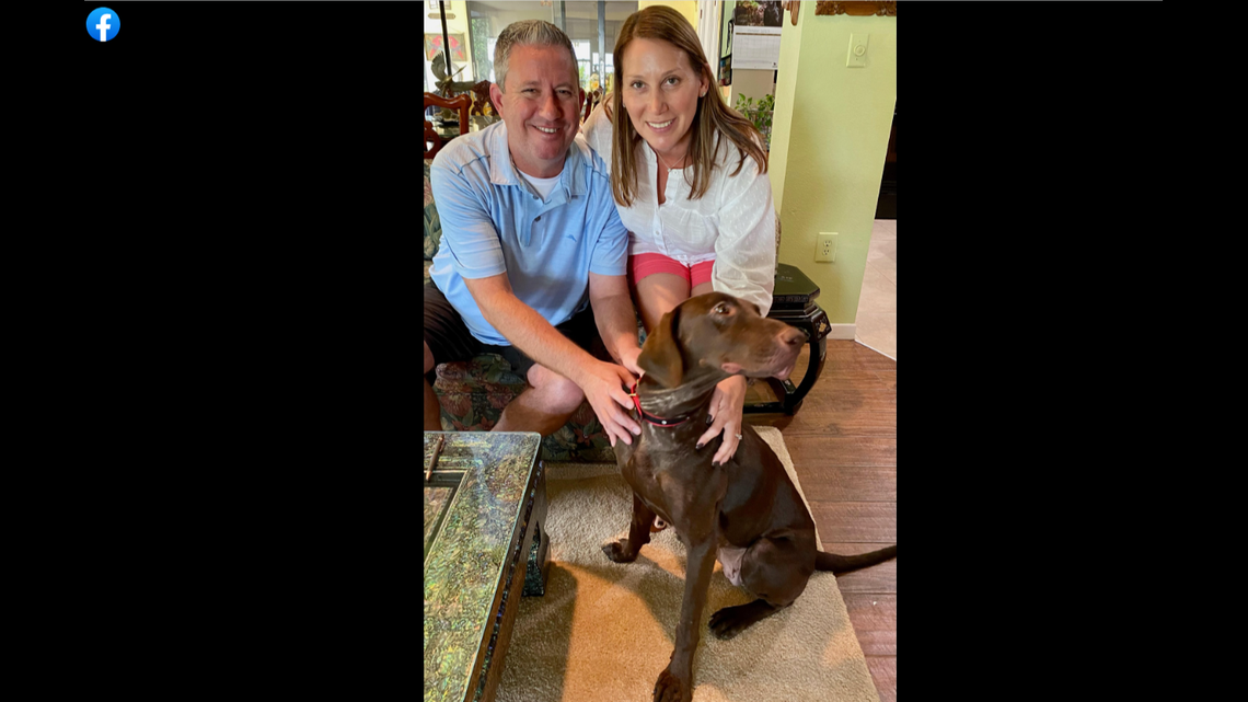 Moka the dog found a new home after she was in a “makeshift facility,” rescuers said.