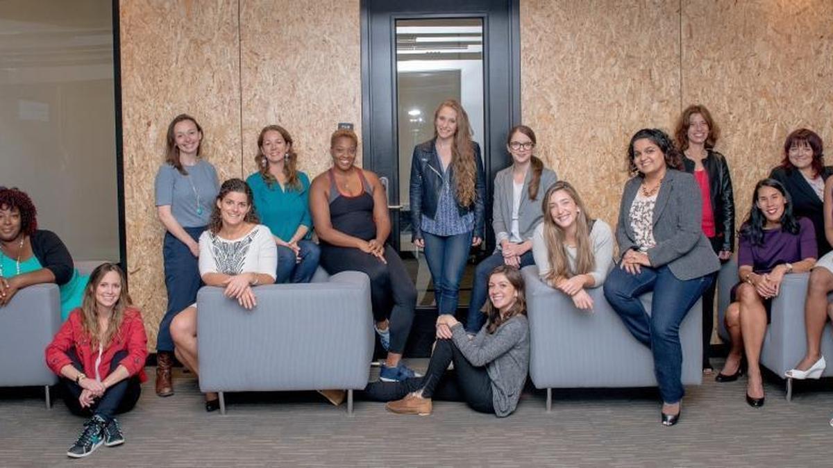 Babson College runs an entrepreneurial accelerator program for women. This is WIN Lab’s 2015-2016 cohort in Boston. The program will be coming to Miami this year.