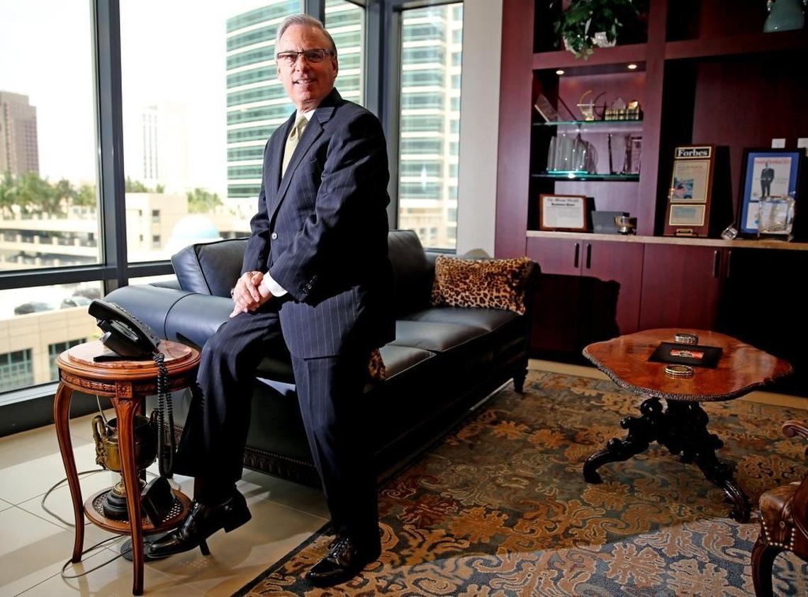 Alan Levan, in his Fort Lauderdale office, June 21, 2017. Levan is CEO and chairman of BBX, a diversified holding company that earns its money by investing in, managing and owning other businesses. BBX began trading on the New York Stock Exchange on July 13.
