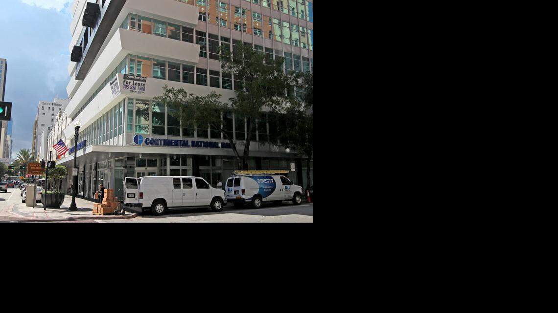 
The One Flagler building, at 14 NE First Avenue, was designed by iconic architect Morris Lapidus. It’s being converted into office condos in a $10 million renovation. 
