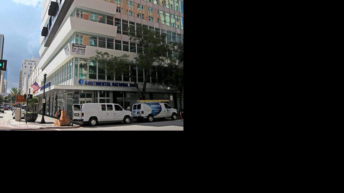 
The One Flagler building, at 14 NE First Avenue, was designed by iconic architect Morris Lapidus. It’s being converted into office condos in a $10 million renovation. 
