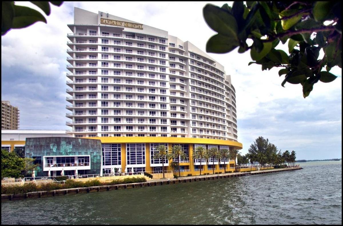 The Mandarin Oriental on Brickell Key will be demolished for two new resort and condo towers.