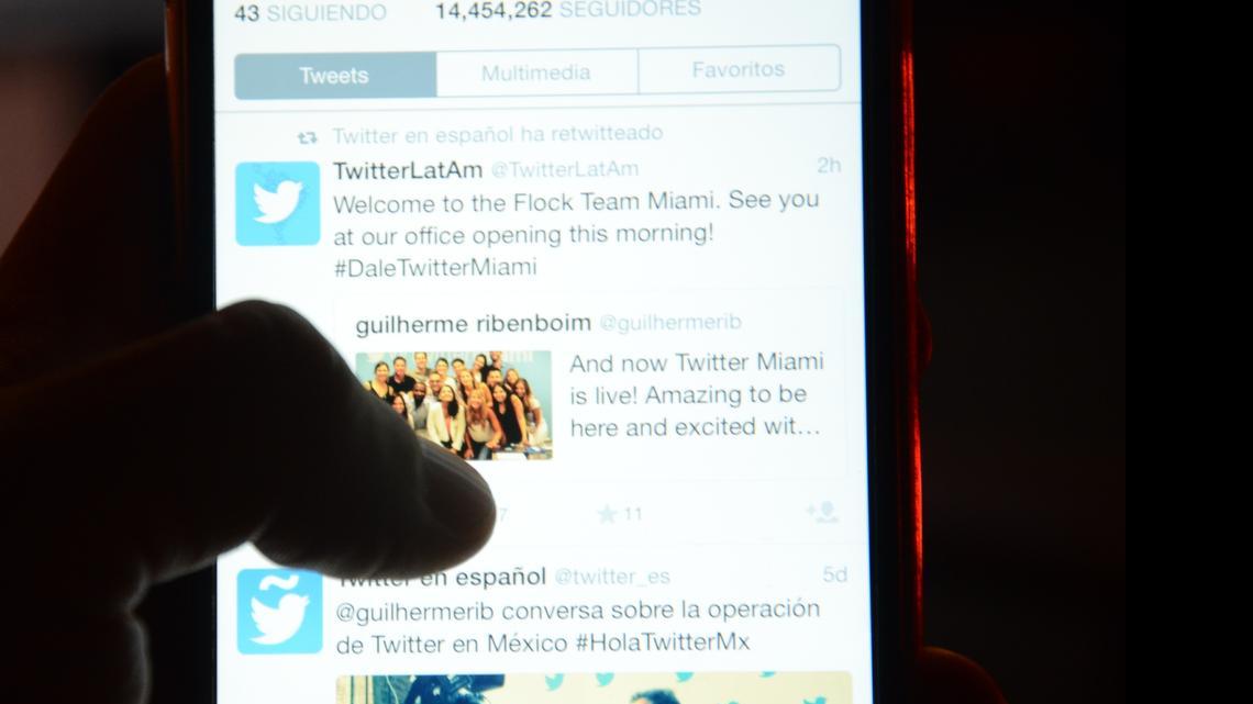 
Twitter announced news of its Miami office with the hashtag #DáleTwitterMiami.

