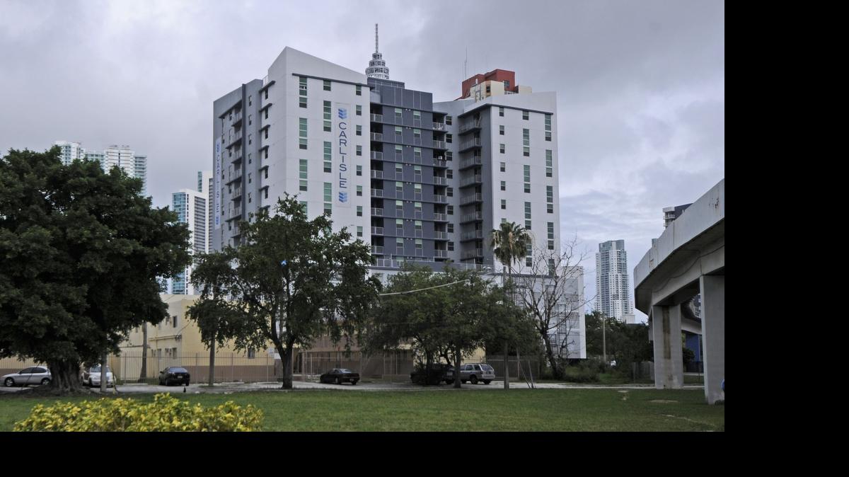 
An affordable housing complex in Overtown built by the Miami-based Carlisle Development Group.
