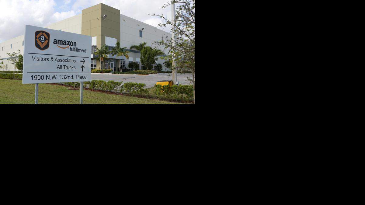 
This is the new location that Amazon is leasing as it aims to expedite deliveries at 1900 NW 132nd Place west of Doral.

